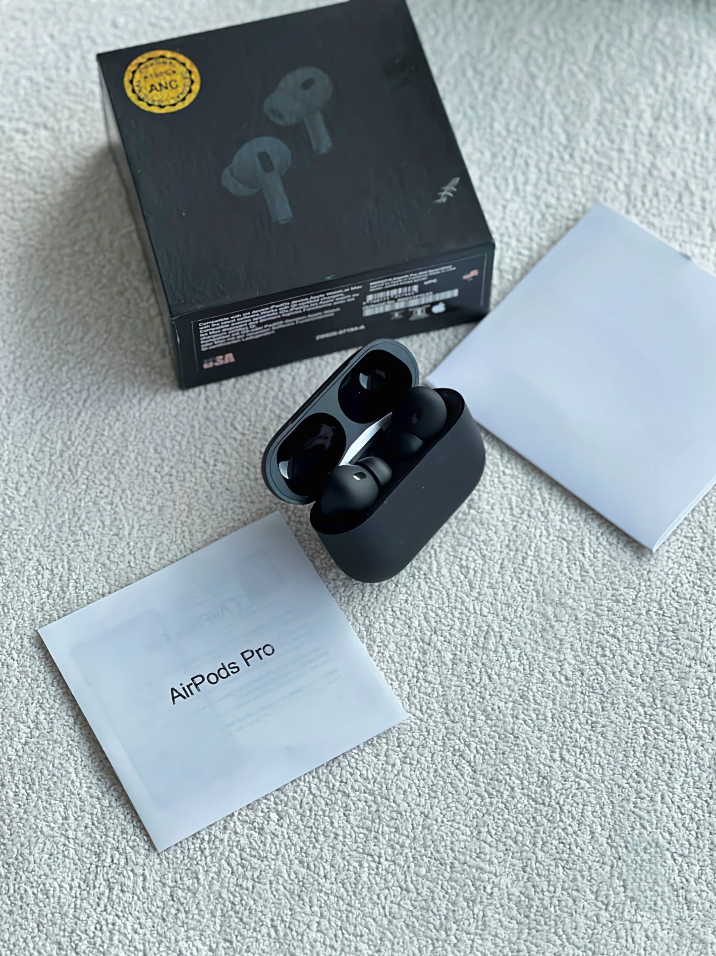 AIRPODS PRO 2nd GEN Black With 12 months replacement warranty