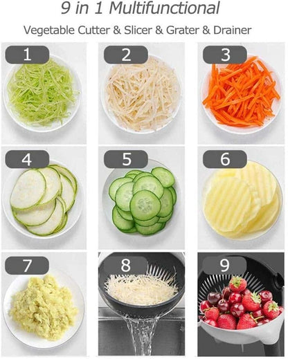 9 In 1 Multi-Functional Vegetable Cutter