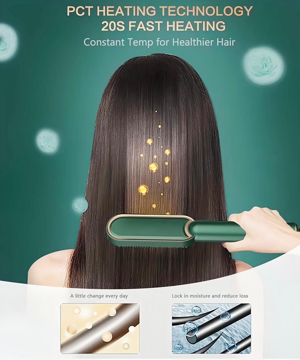 HAIR STRAIGHTENER COMB